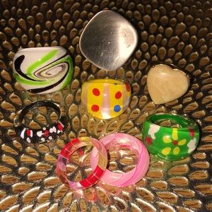 Colorful Ring Collection